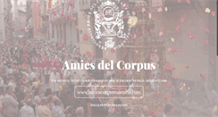 Desktop Screenshot of corpusvalenciaamics.com